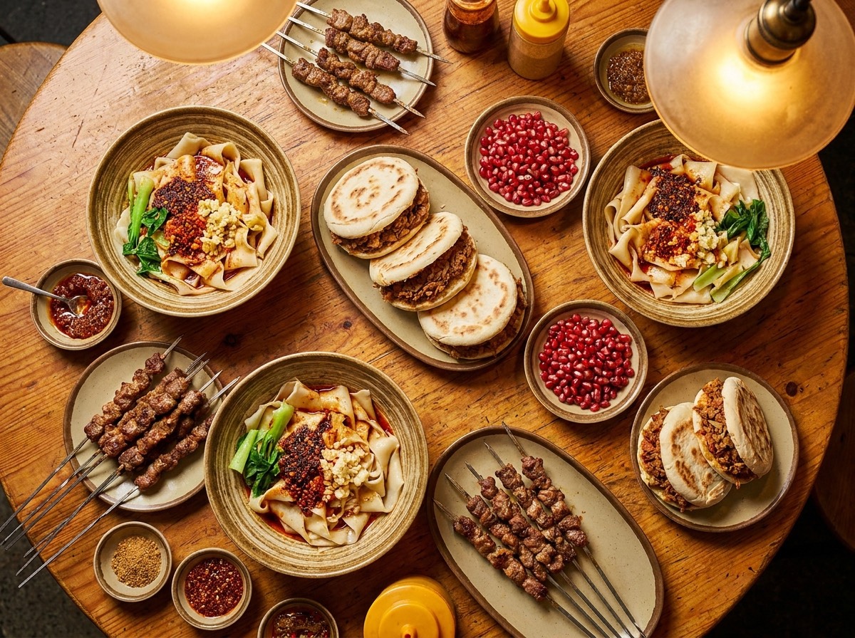 Barrio Musulmán y gastronomía local