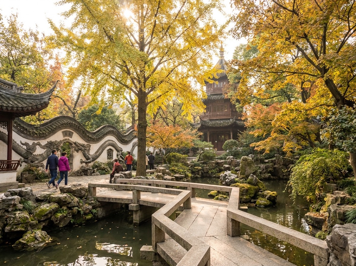 Jardín Yuyuan y casco antiguo