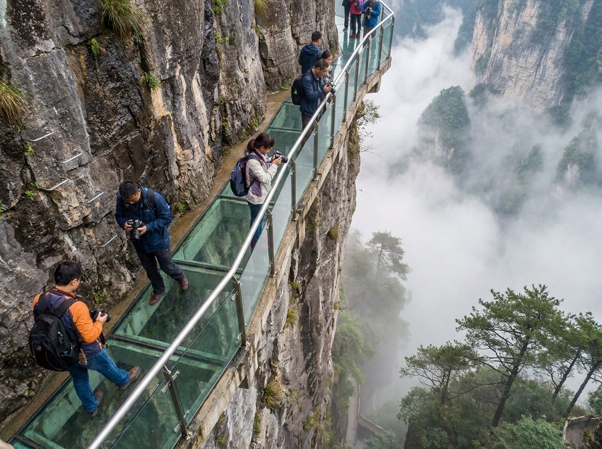 Pasarela de cristal de Tianmen