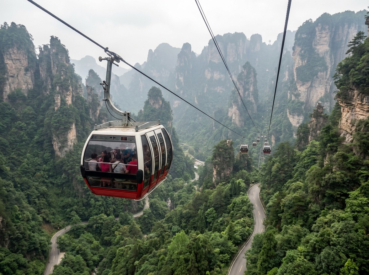 Teleférico al monte Tianmen