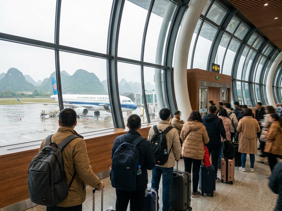 Vuelo interno a Guilin