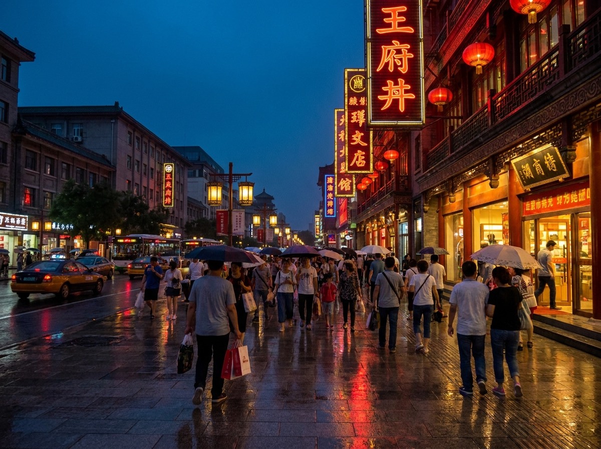 Paseo por la calle Wangfujing